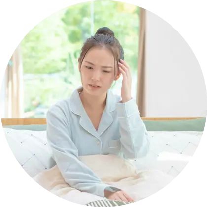 睡眠不足が続いている