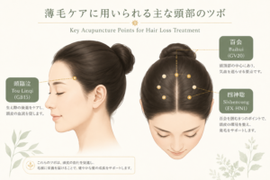 薄毛ケアで使うツボ