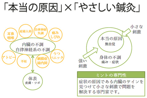 本当の原因、やさしい鍼灸