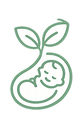 芽と赤ちゃんのアイコン