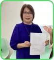 歩行が困難な状態から回復した女性