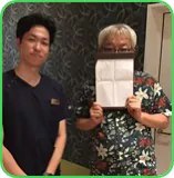 上まぶたの動きが改善した男性