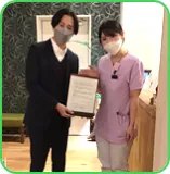 激痛が改善した男性